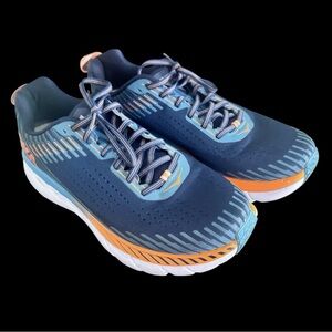 ✨Hoka One One Men's Athletic Shoes in Blue and Orange size 12